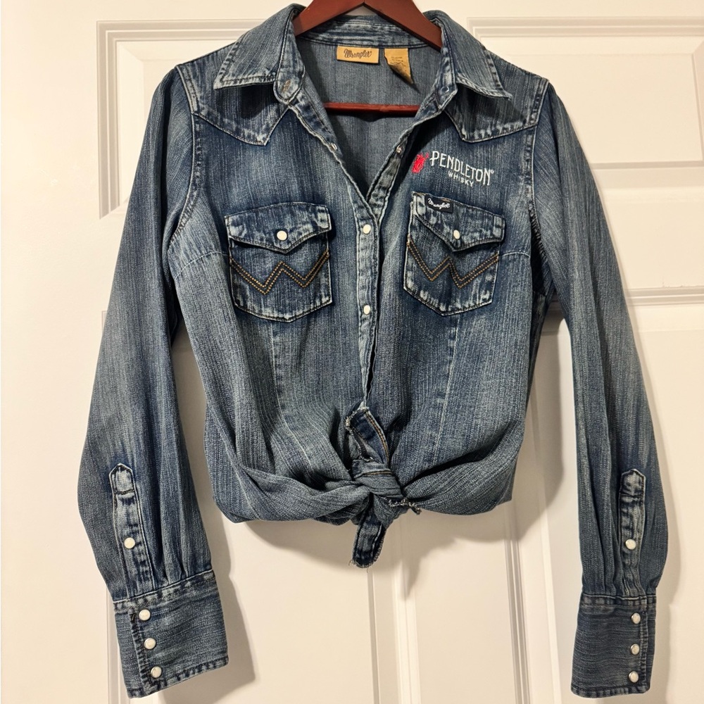 Pendleton Whiskey Denim Button Down - image 2